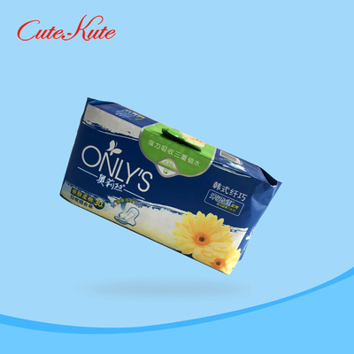 260mm perforeerden de Beschikbare Maandverbanden Film Comfortabel Maxi Sanitary Pads