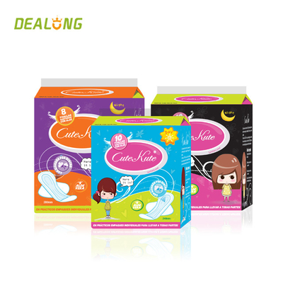 Comfortabele Vrouwen Sanitaire Stootkussens 270mm Dame Gedrukte Care Sanitary Napkin