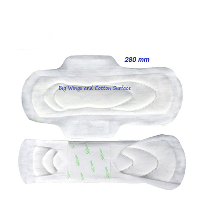 Het kruiden Organische van de Katoenen Katoen Maxi Pads Premium Maandverbandenhygiëne 100%
