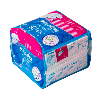 300mm Organische Katoenen Maandverbandenpe Film die Waterdichte Menstruele Stootkussens verpakt