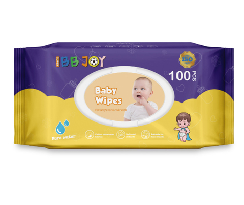 BB Joy Herb Antibacterial Hands Wet Wipes Duidelijk EDI Purified Water