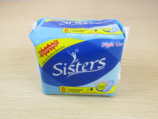 Het nachtelijke Maandverband vult 320mm Uiterst dun Maxi Pads For Lady op