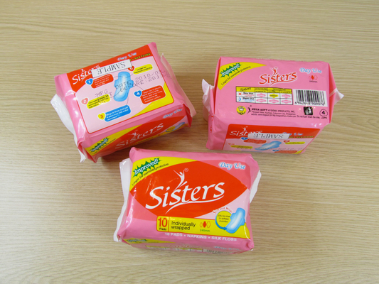 Het verpakkende Maandverband vult Waterdichte Absorberende Stoffen Menstruele Stootkussens op