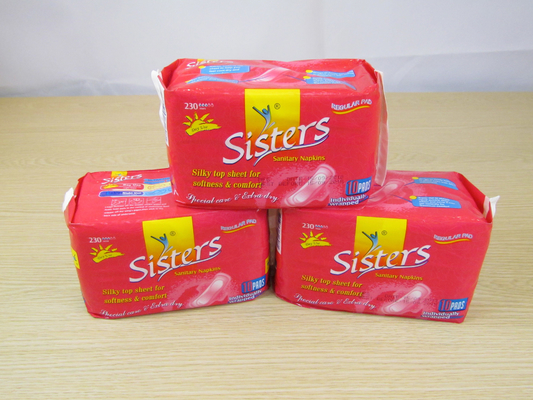 Het nachtelijke Maandverband vult 320mm Uiterst dun Maxi Pads For Lady op