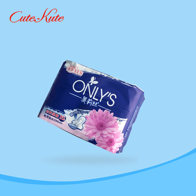 270mm Zacht Menstrueel Stootkussensabsorptievermogen Dame Anion Pads Quick het Gemakkelijke Verpakken