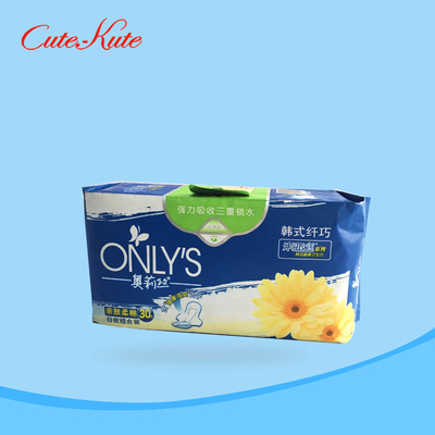 270mm Zacht Menstrueel Stootkussensabsorptievermogen Dame Anion Pads Quick het Gemakkelijke Verpakken