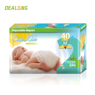 Droge Babynappy Pasgeboren PE het Lekwacht Natural Newborn Diapers van Backsheet