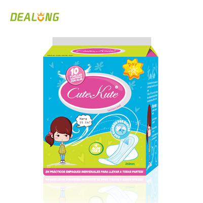 Katoenen van het dameanion sanitary napkin Parfum Organische Luier FDA