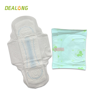 155mm het Maandverband vult Vleugels Vlot Anion voor Dame Day Use op