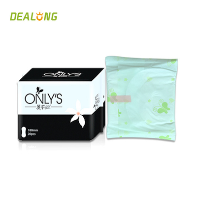 100% organische Katoenen Sanitaire Stootkussens Maxi Pads Printed High Absorbency