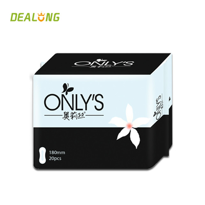 100% organische Katoenen Sanitaire Stootkussens Maxi Pads Printed High Absorbency