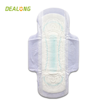 Katoenen van SAP Negatieve Ion Sanitary Napkin Diaper Winged Oppervlakte voor Vrouwengebruik