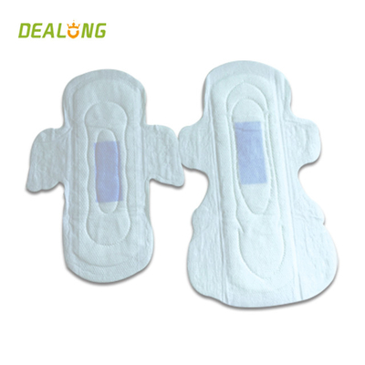 Katoenen van SAP Negatieve Ion Sanitary Napkin Diaper Winged Oppervlakte voor Vrouwengebruik