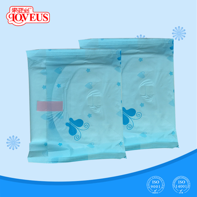 Absorberend Super Zacht Maandverband 245mm Zachte Katoenen Sanitaire Comfortabele Stootkussens
