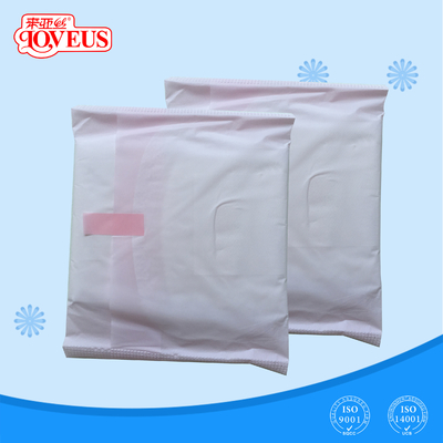 280mm Zuivere Katoenen Sanitaire Stootkussenspe Film Maxi Sanitary Napkins