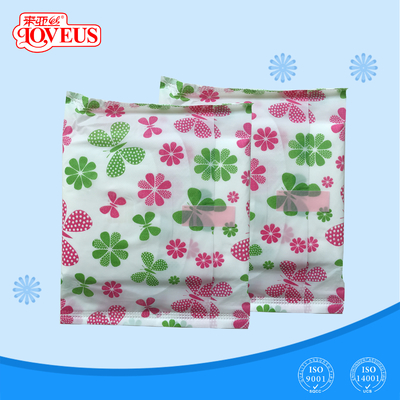 280mm Zuivere Katoenen Sanitaire Stootkussenspe Film Maxi Sanitary Napkins