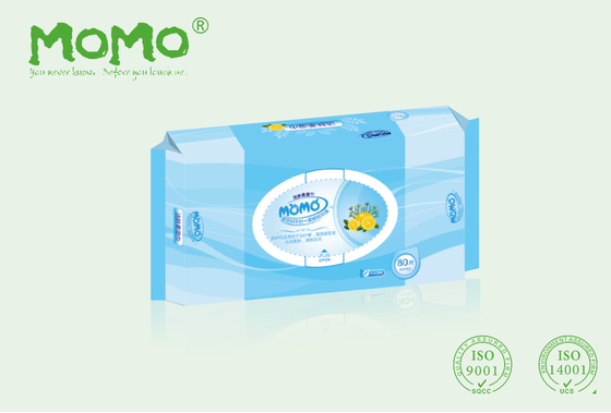 Natte Unscented de Baby veegt Vrije de Vochtinbrengende crèmealcohol af van de Bamboevezel