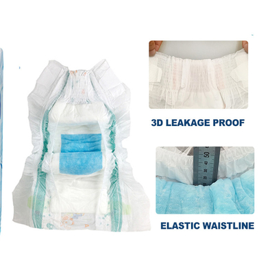 De magische Luier Clothlike Backsheet van de Band Beschikbare Baby met Grote Elastische Broeksband
