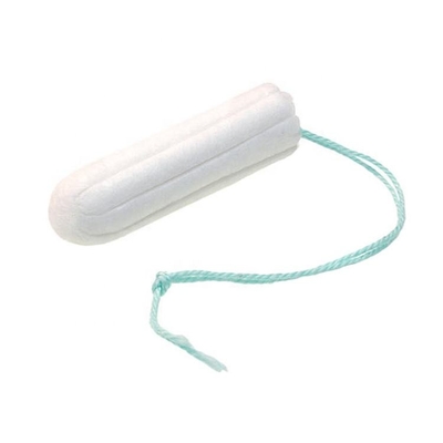 Super absorberende biologische katoenen tampon applicator met 2 tubes en touwtje