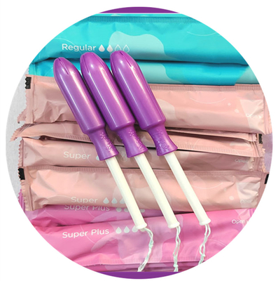 Groothandel van Gewone Hoeveelheidstampons in Bulk Organische Tampons met het Embleem van de Instrumententampon