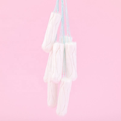 Privé Etiket Sanitaire Beschikbare Organische Katoenen Tampons voor Vrouwen