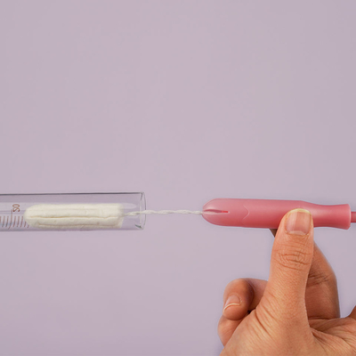 20PCS biologisch afbreekbaar Tampondocument Instrument met 2 Buizen en Koord