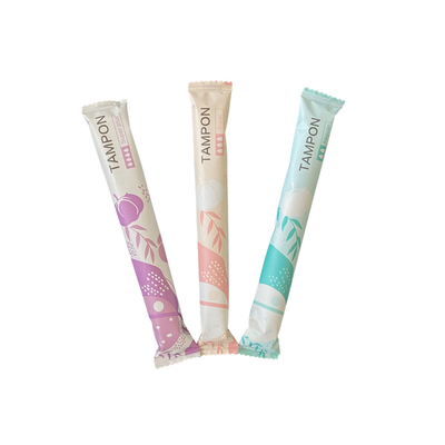 In het groot Goedkope organische van het katoenen van de de damesdoos tampons biologisch afbreekbare karton vaginale de ophelderingstampons