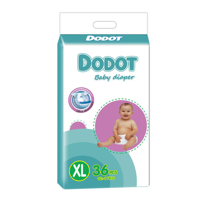 BTC-SGS drukte Beschikbare Babyluier met 3D Kanaal van de Lekpreventie