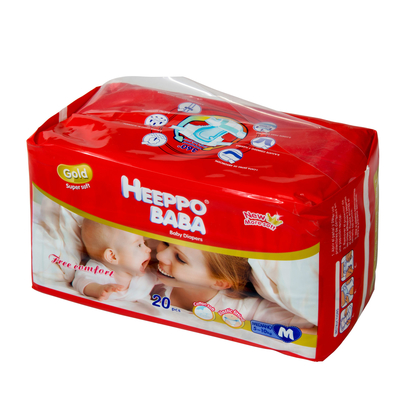 In te ademen Pasgeboren Baby Droge Nappy drukte SAP-'s nachts Luierswegwerpproduct